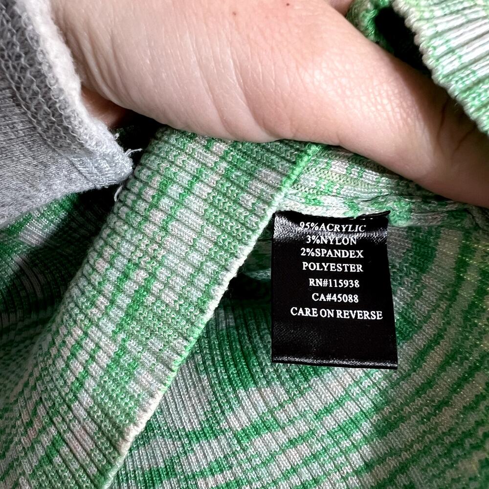 RedBerry Green Ribbed Long Sleeve - Picture 3 of 4